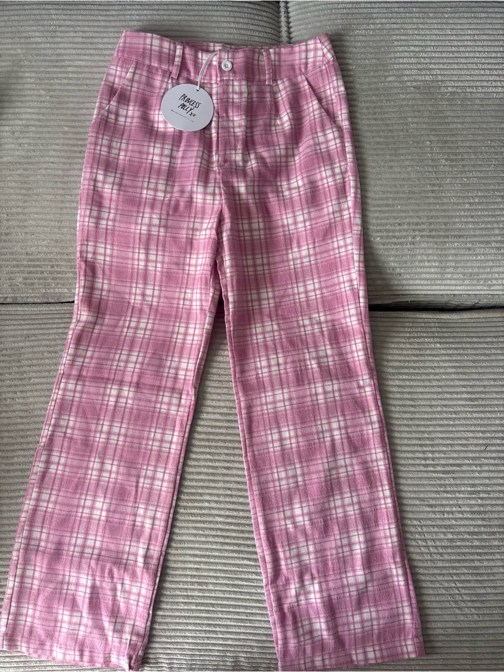 Princess Polly Pink Plaid Pants